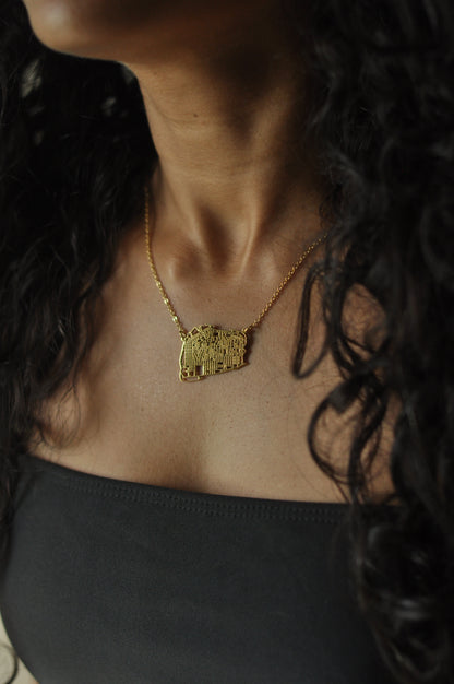 Male’ City Map Necklace