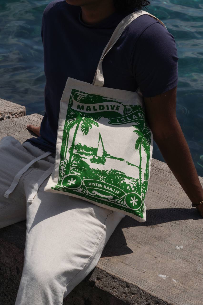 Stamp Tote - Green