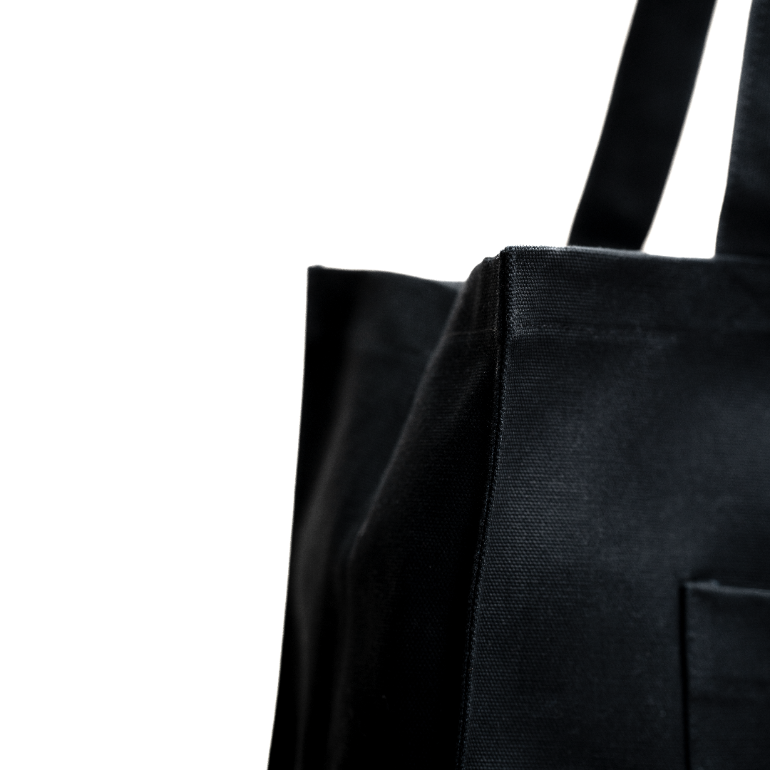 Signature Square Tote "Blackout"