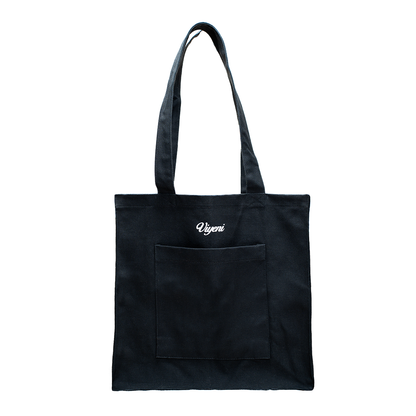 Signature Square Tote "Blackout"