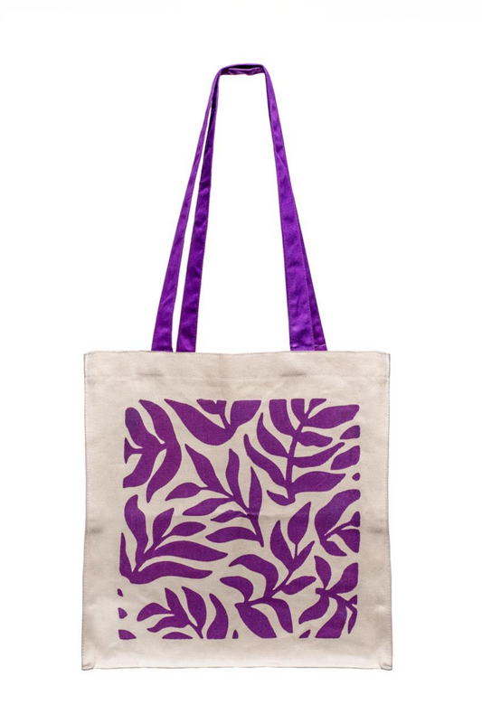 Purple Fern Tote